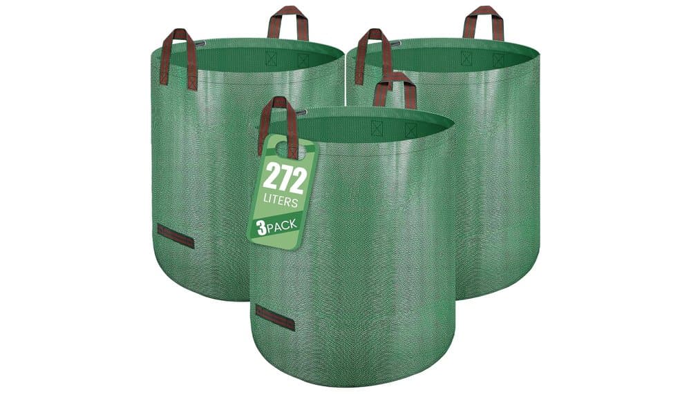 3 x 272L Green Waste Gardening Bag - Test Complet