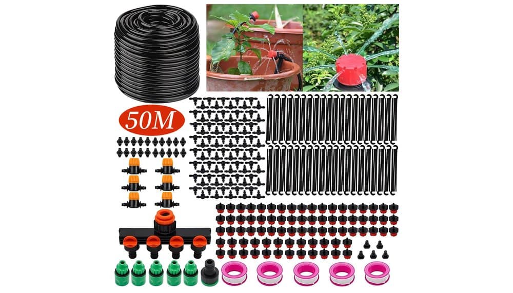 Test du système d'irrigation goutte à goutte automatique