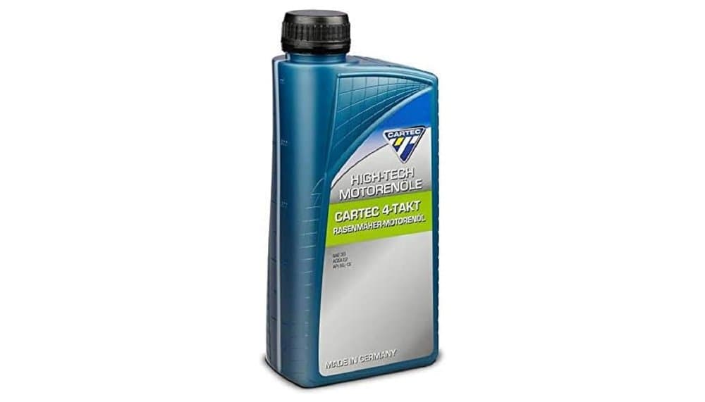 Cartec SAE 30 Huile Moteur Tondeuse 4 Temps - Test