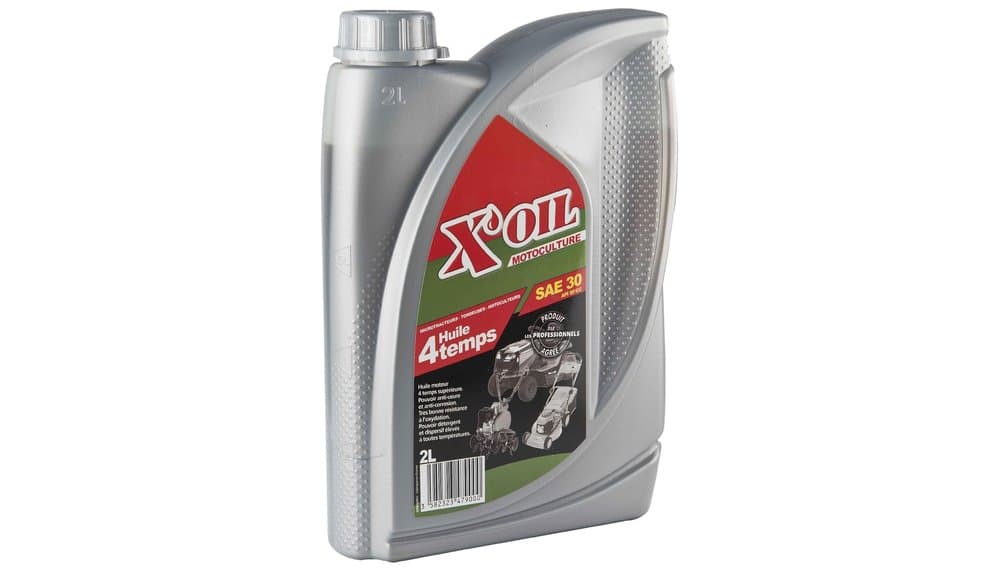 Test huile Greenstar X'OIL 4T SAE 30 Motoculture - 2L