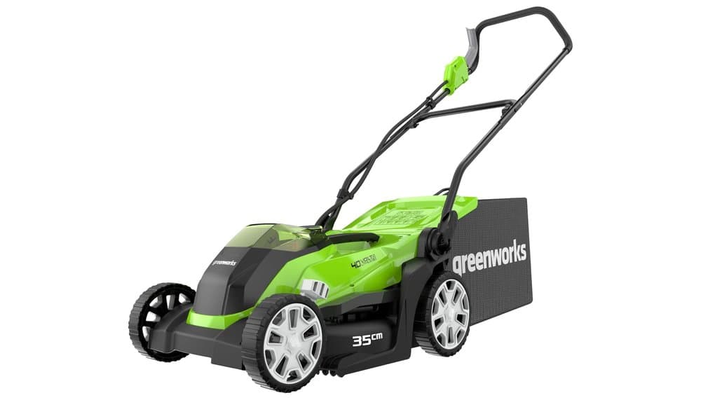 Test de la tondeuse Greenworks G40LM35 sans fil