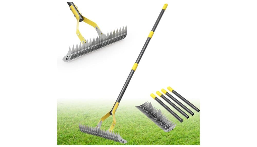 Test du Harrms Heavy Duty Garden Thatch Rake