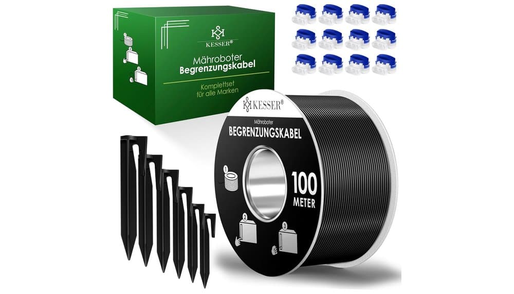 Kit KESSER 100m : Câble Périmétrique et 350 Piquets Test