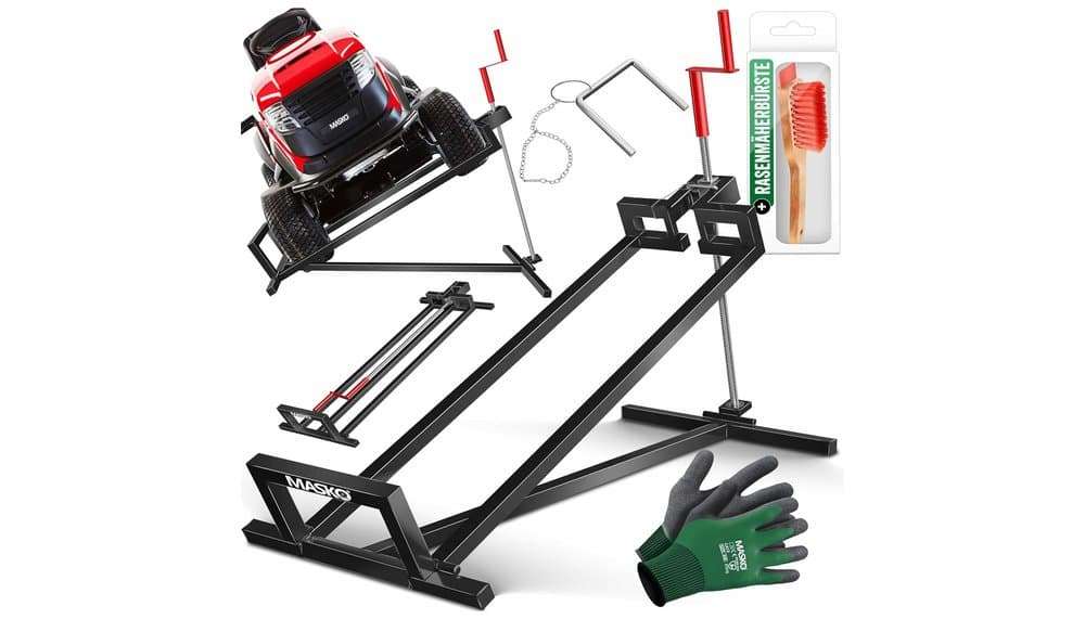 MASKO Lift Jack Tractor Lawnmower 400 kg : Test