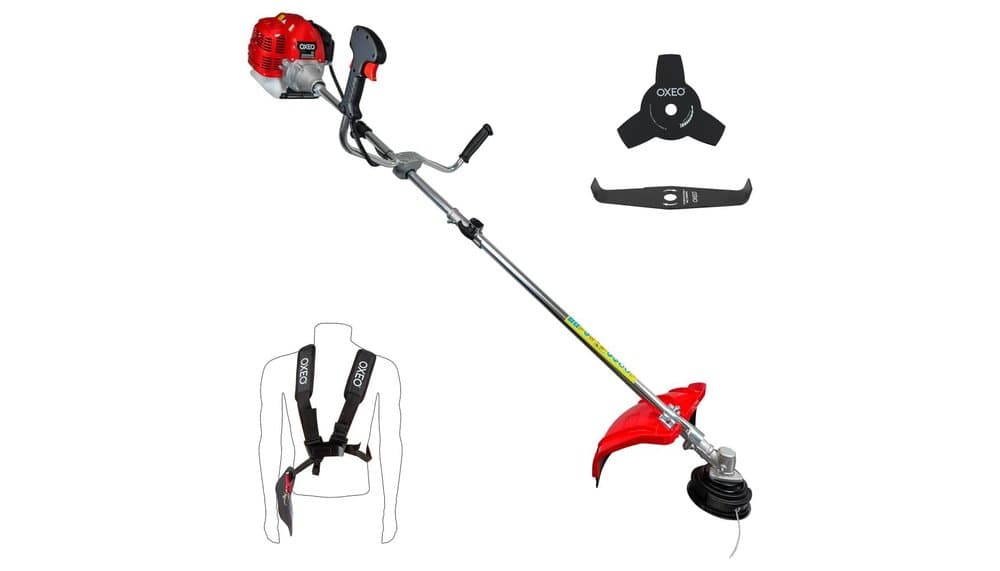 Test Oxeo 62 cc 2-Stroke 2-in-1 Petrol Brushcutter