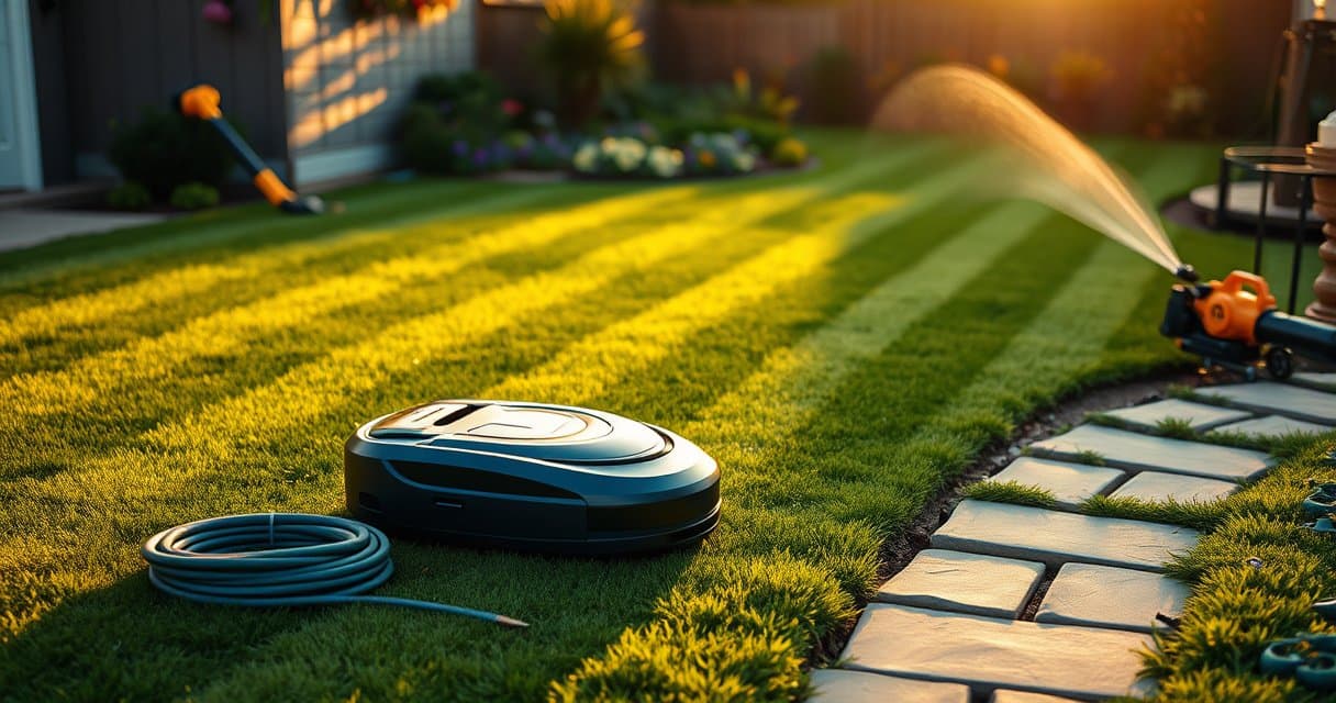 Programmer et combiner le robot avec vos autres travaux de jardin