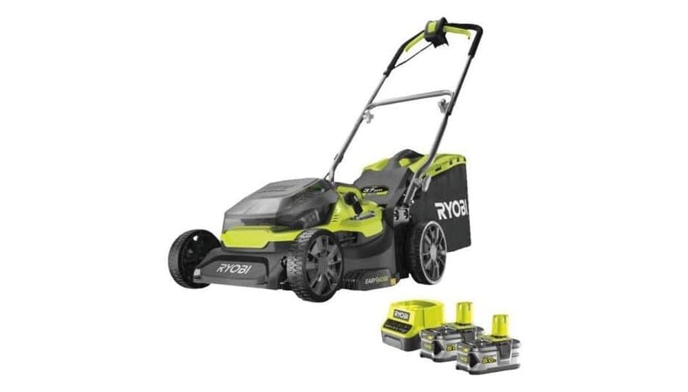 Test : tondeuse RYOBI 18V One+ Coupe Hybrid 37 cm