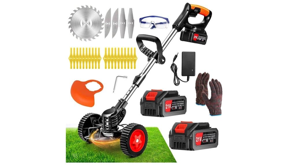Test du Xbzzggmg Cordless Electric Brushcutter Trimmer