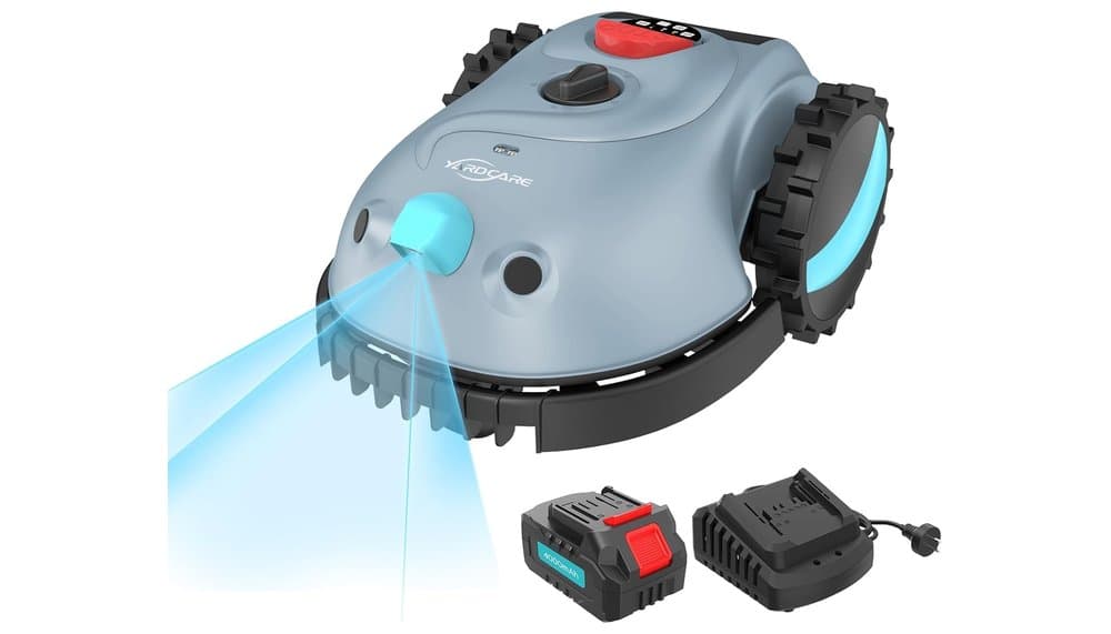 Test du robot tondeuse YARDCARE V100 : autonomie visuelle